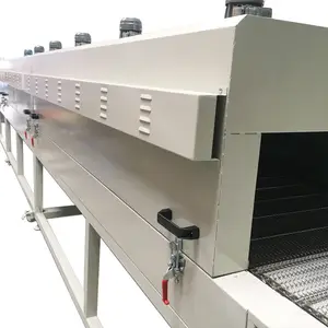 300 Degrees High Temperature Screen Printing Tunnel Furnace Precision Conveyor Belt Drying Oven