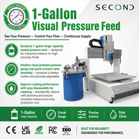 Machine de distribution de colle LCD intelligente de bureau à 3 axes, haute compatibilité, avec système visuel de 1 gallon et zone de travail multi-tailles