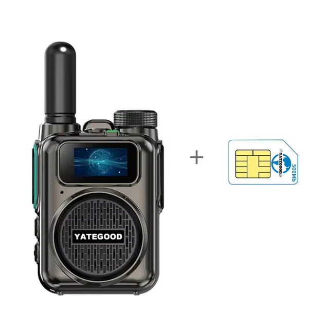 4G LTE POC Walkie Talkie with High Call Quality Long Distance Walkie Talkie with Sim Card GPS Radio YATEGOOD G502
