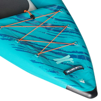 Kayak gonflable pliable en PVC, tissu Drop Stitch, résistant à l'eau, durable, pour la pêche sportive, les voyages et les excursions
