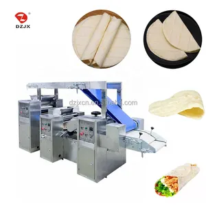 Tự động bột phẳng bánh mì Mexico tacos Tortilla làm cán bột tấm máy