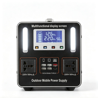 Générateur solaire LiFePO4 1000W, station d'alimentation portable 960WH, alimentation de secours d'urgence pour le travail en extérieur, le camping