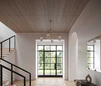 Panneaux acoustiques insonorisants en MDF, 100% fibre de polyester, design moderne, NRC 0.8, écologiques, légers, ignifuges, studio, hôtel