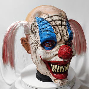 <span class=keywords><strong>Maschera</strong></span> da Clown Sorridente in Lattice Naturale a Prezzo di Fabbrica, <span class=keywords><strong>Maschera</strong></span> Horror per Cosplay, Costumi per Feste, <span class=keywords><strong>Maschera</strong></span> Realistica per Halloween - Product Image 3