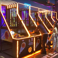 Usine Jamma Vente en gros Machines de basket-ball d'arcade pour enfants Console de jeux électroniques avec machine à balles de basket-ball à pièces