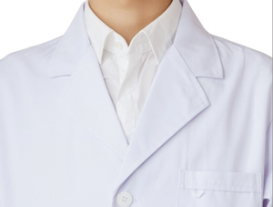 Uniformi da ospedale in poliestere di cotone Unisex professionali infermiere medico di scienze mediche indossano camice bianco - Product Image 4