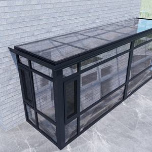 Serre triangulaire et orangera en verre à montage facile pour serres agricoles multi-chapelles - Product Image 4