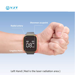 Reloj de terapia láser para purificación de sangre, <span class=keywords><strong>tratamiento</strong></span> de acupuntura de muñeca para diabetes, <span class=keywords><strong>hipertensión</strong></span>, equipo de fisioterapia - Product Image 3