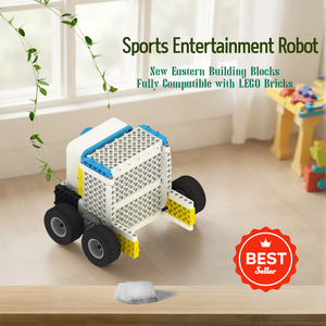 Kit <span class=keywords><strong>de</strong></span> Robot <span class=keywords><strong>de</strong></span> Fútbol con Bloques Hexagonales Asimétricos ProTech - Educativo y <span class=keywords><strong>de</strong></span> Bricolaje para Niños Mayores <span class=keywords><strong>de</strong></span> 4 Años, Compatible con <span class=keywords><strong>Lego</strong></span> Technic, Estático y Móvil - Product Image 2