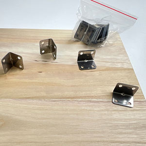 फर्नीचर निर्माण कनेक्शन कोण एल-आकार स्टेनलेस स्टील दीवार ब्रैकेट के लिए निर्धारित - Product Image 4