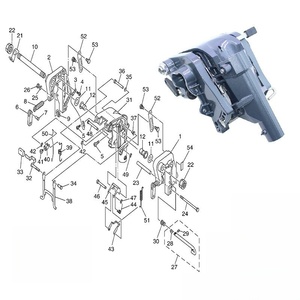 Support pivotant pour <span class=keywords><strong>moteur</strong></span> <span class=keywords><strong>hors</strong></span>-<span class=keywords><strong>bord</strong></span> 63V-43311-03-4D pour Yamaha 2 temps 9.9-<span class=keywords><strong>15</strong></span> HP - Product Image 5