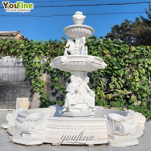 Fontana di acqua moderna in marmo grande ciotola tipo fontana - Product Image 6