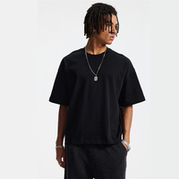T-shirts 100% Coton Oversize, T-shirt épais vierge Streetwear, T-shirt de haute qualité avec logo personnalisé, T-shirts courts et amples pour hommes