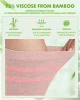Chaussettes de compression en bambou personnalisées avec logo, 15-20 mmHg, hauteur genou, rembourrées, douces, respirantes, pour le sport, le travail, la maternité