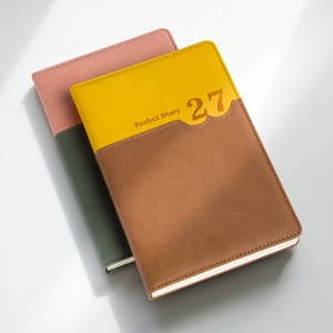 Agenda Giornaliera 2027 in Pelle, Diario Personalizzato Stampato 2027 (Gennaio-Dicembre), Calendario con Pagine Giornaliere e Separatori Mensili - Product Image 1