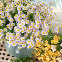 Bunga Chamomile Sutra Berkualitas Tinggi, Bunga Daisy Chamomile Buatan yang Realistis untuk Dekorasi
