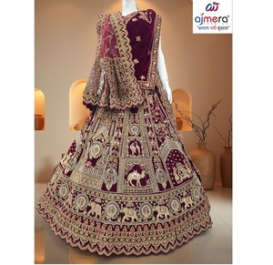 Magnifique Lehenga de mariée moderne pour femmes, tenue traditionnelle pour les fêtes et les réceptions de mariage, tenue brodée de créateur - Product Image 2