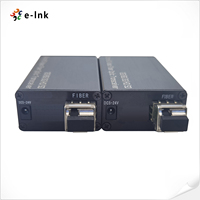 Convertisseur Fibre Optique SDI 12G BIDI 1 canal avant + 1 canal arrière, Émetteur-Récepteur Vidéo Extenseur Fibre Optique SDI 12G