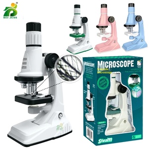 Mikroskop Saku Anak-anak STEM Sains Biologi Mainan Edukasi Mikroskop Optik Portabel untuk Pembelajaran di Sekolah dan Rumah - Product Image 2