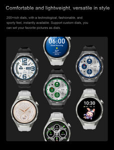 Montre connectée DENIXI GM2 Pro avec charge magnétique, autonomie de 5 à 7 jours, appels, étanchéité IP68, bracelet en alliage et silicone, moniteur cardiaque - Product Image 3