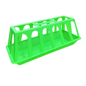 Plastic Poultry Feed Trough Green Pan Feeder For Chickens Ducks Geese - Product Image 4