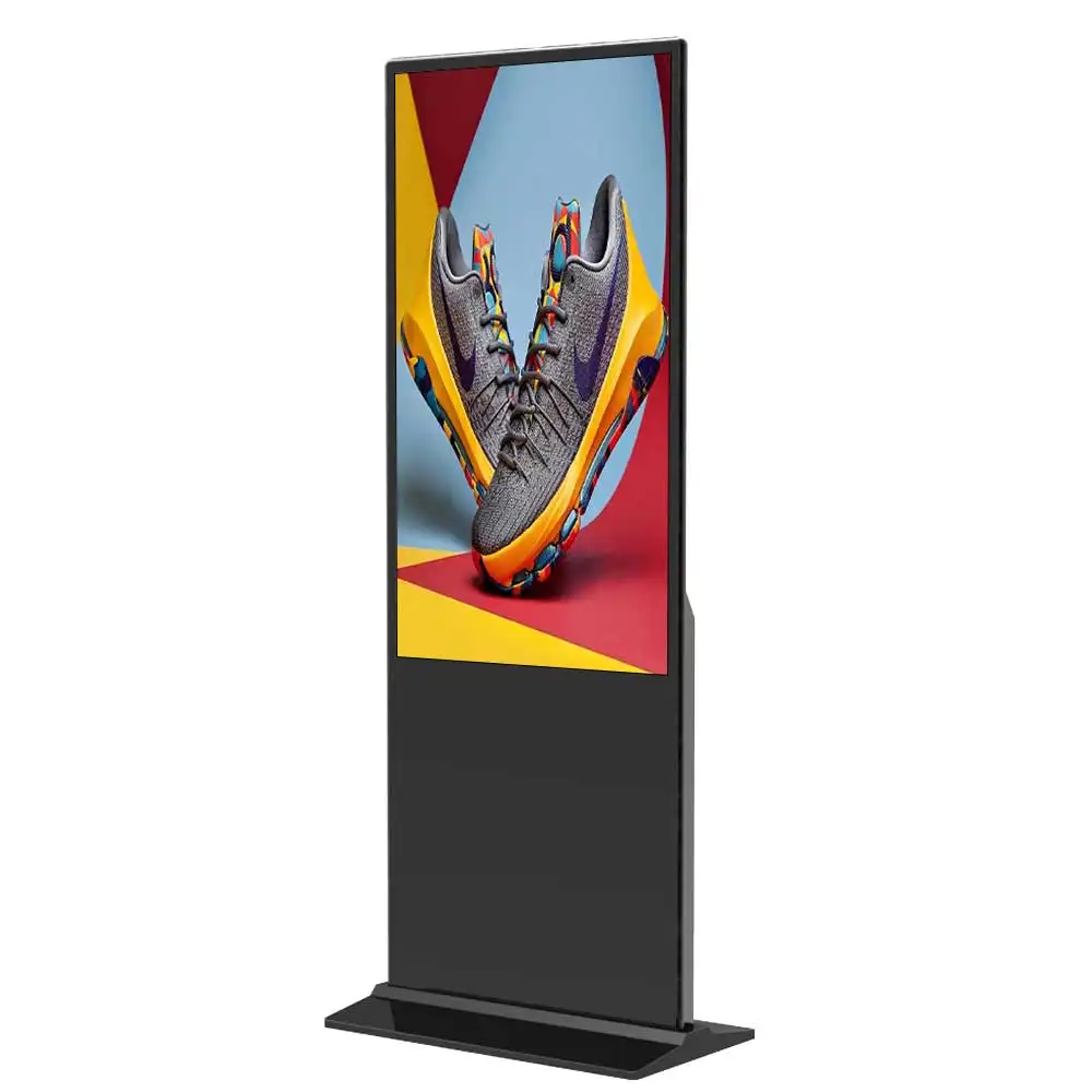 43 55 inch indoor touch screen 500cd brightness android digital signage media player lcd advertising kiosk for mall