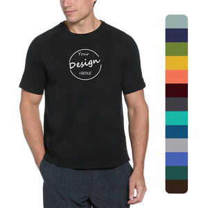 Camiseta Deportiva de Alta Calidad para Hombre, Transpirable, Personalizada, de Verano, Mezcla de Algodón y Elastano, Corte Regular, Estilo Raglán - Product Image 1