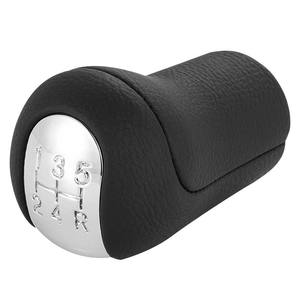 Pommeau de levier de vitesse en cuir noir pour Toyota RAV4 Corolla 5 6 vitesses, design ergonomique - Product Image 2