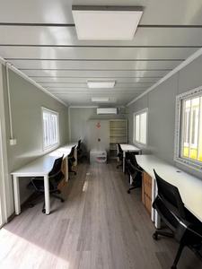 Maison conteneur 20 pieds en verre STC, maisons d'usine avec toits pointus, casas préfabriquées, bureau en forme <span class=keywords><strong>de</strong></span> <span class=keywords><strong>spire</strong></span>, panneaux sandwich <span class=keywords><strong>de</strong></span> haute qualité - Product Image 4