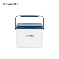 Icemaster Mini 12l Camping Boisson Fruits Portable Isolé Glacière Personnalisé Marque En Plastique Voyage Glacière Pour L'extérieur