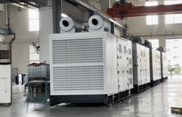 Générateur diesel conteneurisé sur mesure 1000 kW 1250 kVA, type silencieux et fermé, 50 Hz 60 Hz, triphasé, moteur CCEC, 400 V pour l'exploitation minière et les centres de données