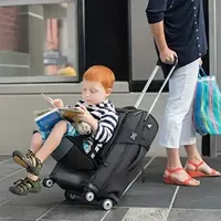 Siège de voyage pour enfants, chaise portable, valise à roulettes pour enfants, siège enfant pour bagages, porte-enfant personnalisé pour bagages à main