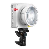 Godox ML100BI Lumière vidéo LED pleine couleur portable RVB pour appareil photo, photographie en extérieur, diffusion en direct et contrôle par application