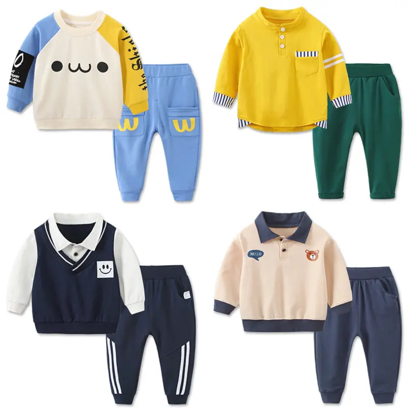 Quality Boys' Long Sleeve Sports Suit 2023 Autumn Kids Clothing Spring Kids's Baby Toddler's Dropshipping
