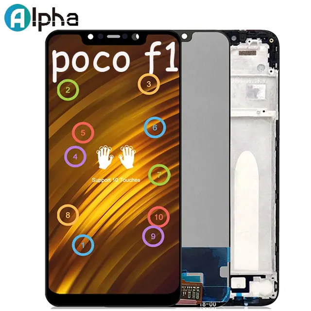 Original LCD for Xiaomi Poco F1 Pocophone F1 Display Touch Screen Digitizer Assembly factory wholesale mobile phone LCD