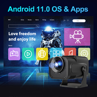 Projecteur portable LED cinéma HY320 Mini Android 11 natif 720P 300 ANSI avec double Wifi 6 et BT 5.0