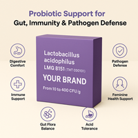 Lactobacillus acidophilus probiotiques vaginaux en vrac pour femmes LMG 8151 Poudre lyophilisée Ingrédient brut Certifié Label privé