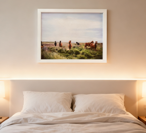 Pintura em Tela de Retrato de Cavalo, Decoração com Tema Equestre - Product Image 2