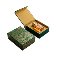 Boîtes d'échantillons de parfum rigides de luxe avec logo personnalisé, en carton, matériaux recyclés, doublure en éponge, fermeture magnétique, fabrication OEM, vente en gros