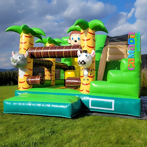 Château gonflable <span class=keywords><strong>Mickey</strong></span> et <span class=keywords><strong>Minnie</strong></span> Mouse / Structure gonflable <span class=keywords><strong>de</strong></span> saut et <span class=keywords><strong>de</strong></span> rebondissement / Combo château gonflable avec toboggan pour écoles et fêtes - Product Image 6