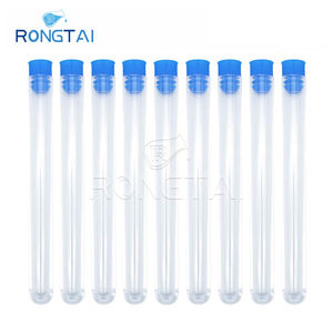 RONGTAI Lab Plastic Test <span class=keywords><strong>Tube</strong></span> Fabricadores 12*60mm Plastic Lab Test Tubes 75mm China Plastic Test Tubes Com Suporte - Product Image 3