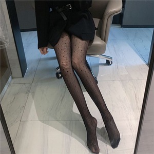 Black Fishnet Stockings For Women Ultra Thin 0D Polyester Spring Autumn Winter Fashion Tights - Product Image 3