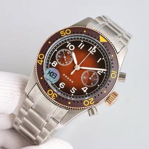 Reloj de Hombre Elegante y Lujoso a Prueba de Agua - Deportivo y Ejecutivo de Alta Calidad con Esfera Naranja y Negra - Product Image 3