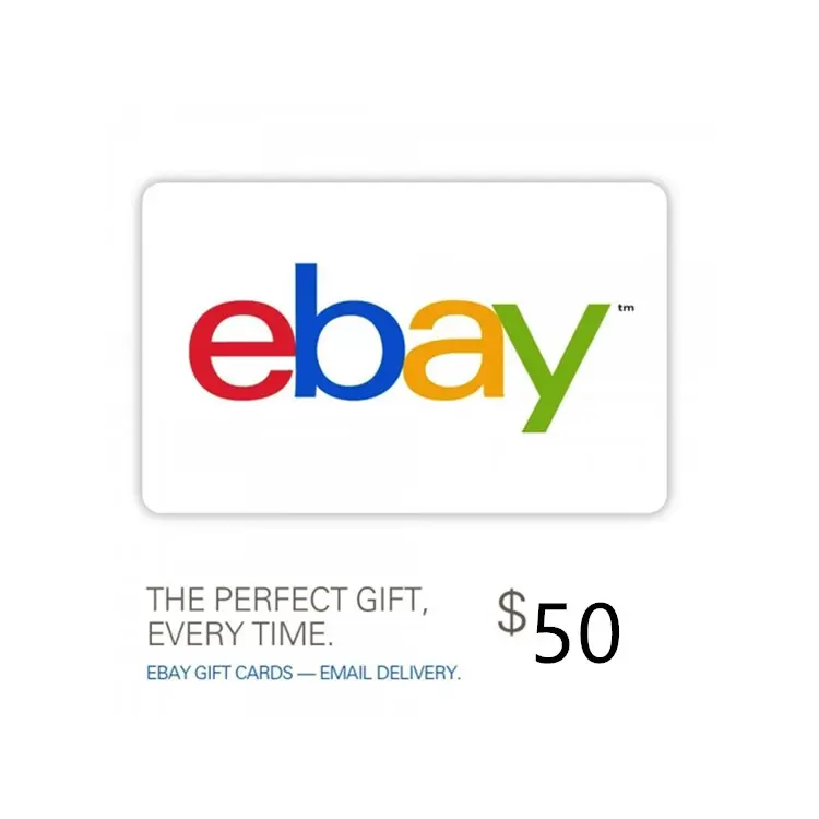 Codici di carta regalo Ebay America 50US Stock