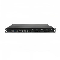 OEM 1U Industrial Firewall Intel C612 Xeon E5 V3/V4 CPU 6 NIC 1GB RJ45 10 SFP + 10GbE Router keamanan Internet RouterOS Pfsense