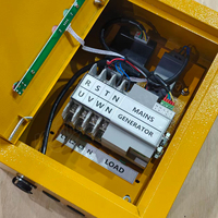 Petit générateur ATS monophasé 220V 380V, système de commutation automatique, panneau de commande pour générateurs, armoire électrique