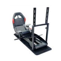 Station de jeu de cockpit de siège de jeu personnalisable en usine avec sièges baquets Sièges de simulateur de course Sim pour VR de haute technologie