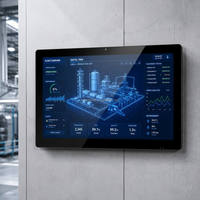 Panel PC Táctil de 15 Pulgadas con Soporte VESA Industrial, Accesorio para Computadora Industrial Todo en Uno