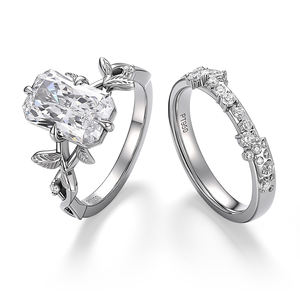 Anillo de oro liso de lujo de 18K, 14K, 10K con diamante de laboratorio certificado por IGL, nuevo diseño de anillo de compromiso para mujer, regalo para el Día de San Valentín. - Product Image 2