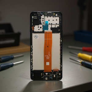 Pantalla completa para Samsung Galaxy M12 con marco negro, reemplazo de panel LCD de 6.5 pulgadas para M127 - Product Image 3